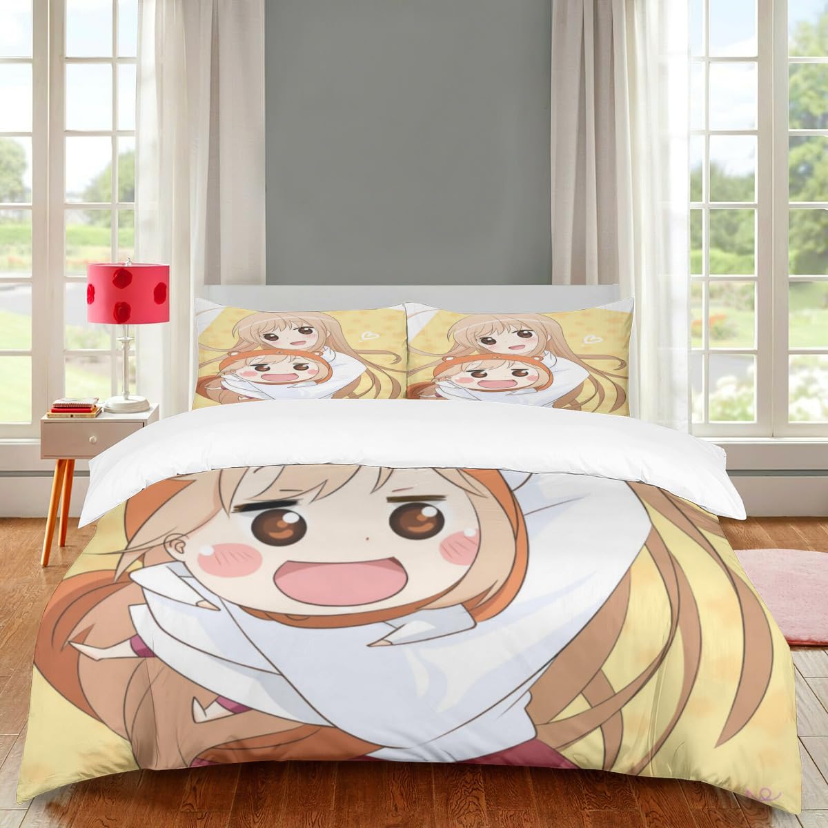 干物妹!うまるちゃん　ベッドシーツ Amazon｜布団カバー 干物妹！うまるちゃん (1) 寝具 漫画 3点 セット